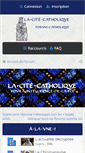 Mobile Screenshot of cite-catholique.org