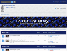 Tablet Screenshot of cite-catholique.org